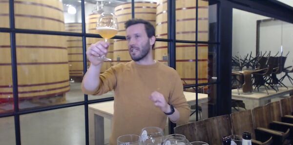 Unieke biertasting  tussen de foeders van Brouwerij De Brabandere.